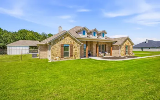 Custom-Built Country Retreat with Pool, Pool House, Theater Room