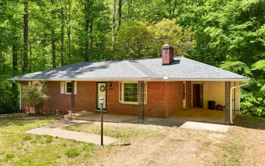 Brick Ranch-Style Home on 5.33± Acres For Sale in Ridgeway, VA