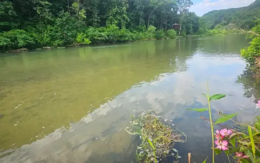 Cabin with North Fork of the White River Frontage