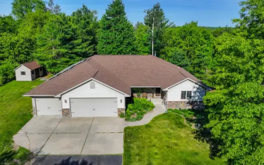 Country Home on 2.4 Acres For Sale in Waupaca
