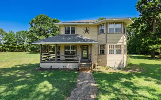 East Texas Country Home with Acreage & Workshop in Atlanta TX