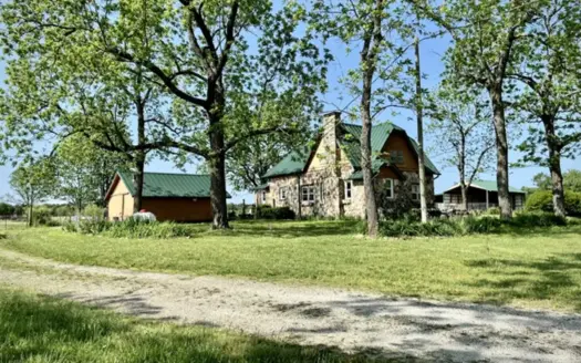 Native Stone Hobby Farm on 5 Acres Near River