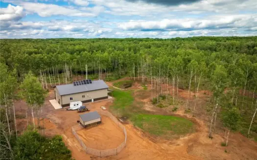 Off Grid 2 Bed/1 Bath Home on 80 Acres North of the Twin Cities