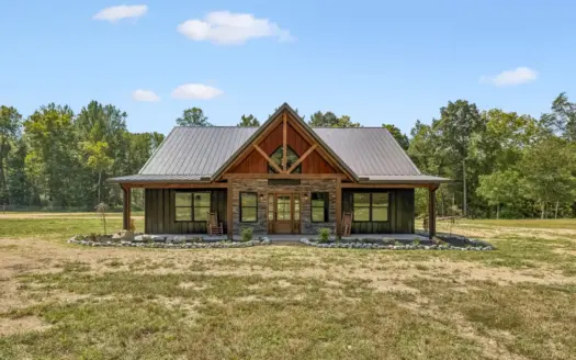 New Construction Home with Year-Round Creek Near Linden, TN!