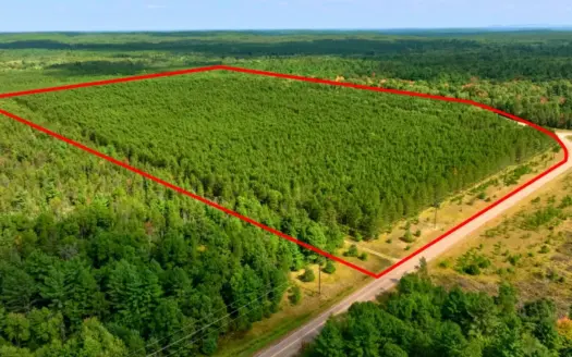 80± acres of heavily timbered recreational land featuring rolling