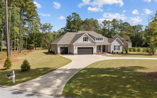Custom Home with Lake Views in Cypress Landing