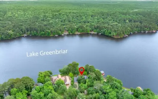 Waterfront Home on Lake Greenbriar in Holly Lake Ranch, Texas