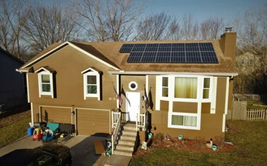 Home for Sale in Raymore Missouri with Solar System