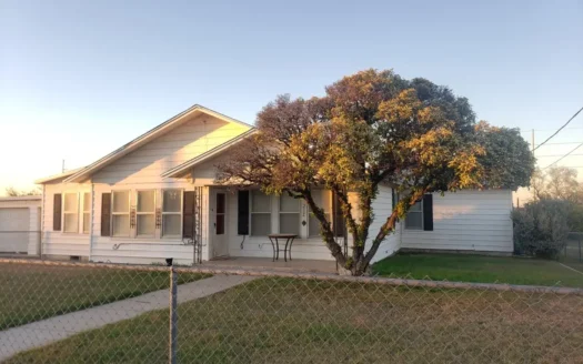 Texas Country Home in Mertzon, Texas with Land