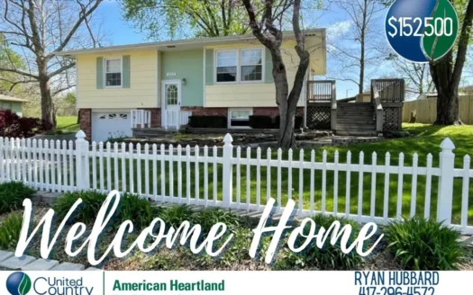 El Dorado Springs Missouri Home in Town for Sale