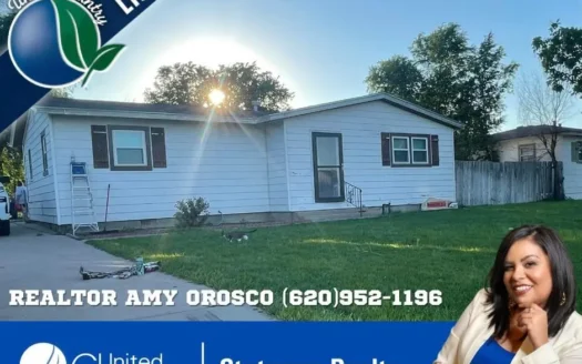 Affordable Three Bedroom, 1 Bath Home in Ulysses, Kansas