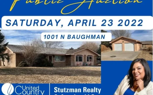 Home for Public Auction – April 23, 2022 – Ulysses, Kansas