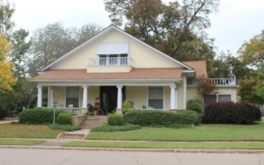 1911 Colonial Style Home East Texas Winnsboro Wood County