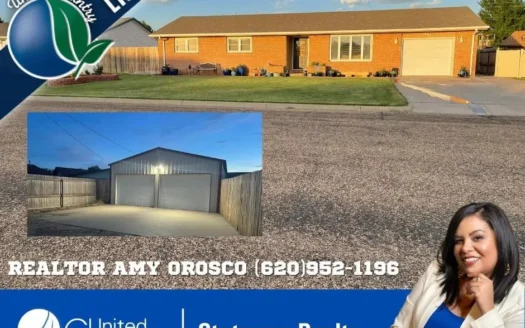 Spacious 3 Bedroom, 2 Bath Home in Ulysses, Kansas