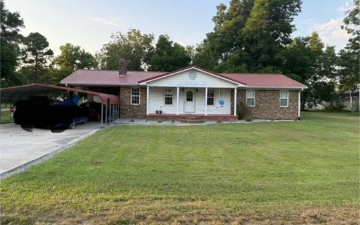Brick home on corner lot