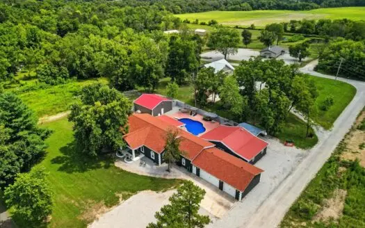 Ranch-Style Home with Guest House, Pool, and Shops, Howell Co, MO