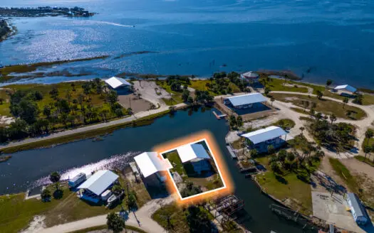 Canal Front Property For Sale on Cedar Island!