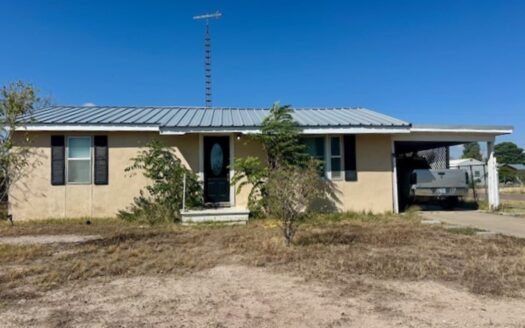 1007 N Park Home For Sale Corner Lot Fort Stockton, TX Pecos Co.