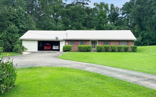 Large Brick Ranch Home for Sale Pike County, MS Corner Lot