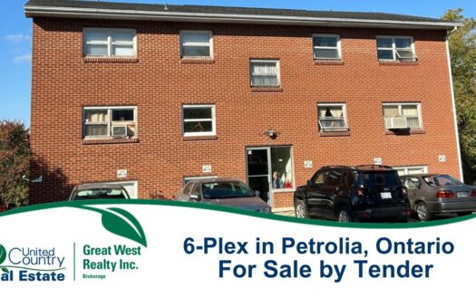 Selling by Tender – 6-Plex in Petrolia, Ontario