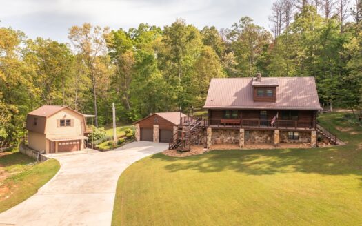 Unique Alabama Log Home for Sale in Jacksonville, Alabama