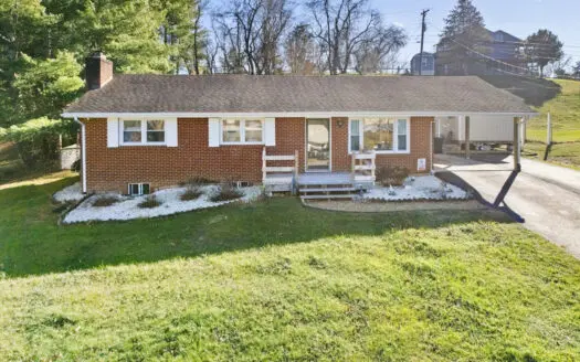 Brick Ranch for Sale in Town of Christiansburg VA