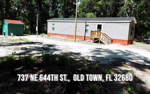 Brand new Live Oak mobile home on 3 secluded acres in Old Town