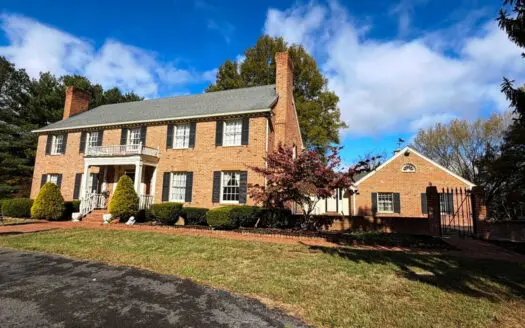 Majestic Colonial classic on a 3 acre ridgetop in Wytheville