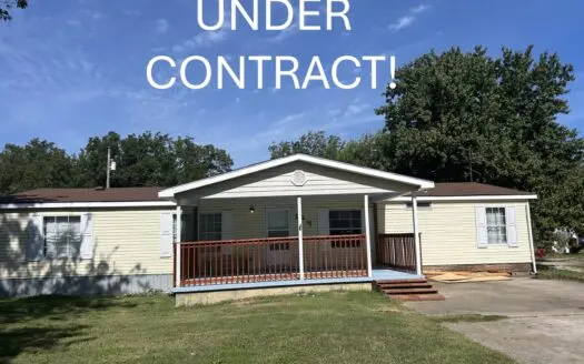 Fairland, OK, 3 Bedroom, 2 Bath Mobile Home on Lot, RV Carport