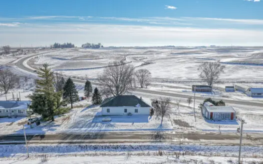 Over 1/2 Acre Acreage Located on Highway East of Harlan, Iowa
