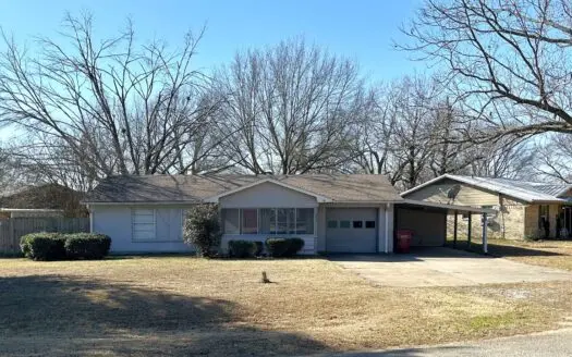3 Bedroom Brick Home Near Blossom Lake with Fenced Yard