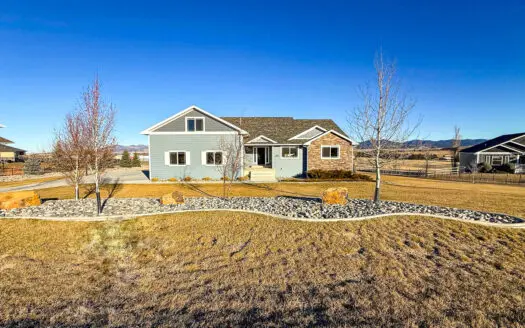 Large home in Lewistown, Montana with Mountain Views