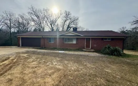 Tupelo School District Home on +/- 3 Acres with Room to Grow