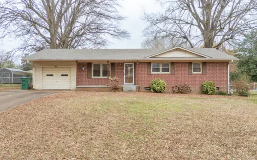 Turnkey Brick Home for Sale in Milan, Tennessee