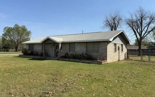 Brick Home For Sale in Morrison Ok on Corner Lot