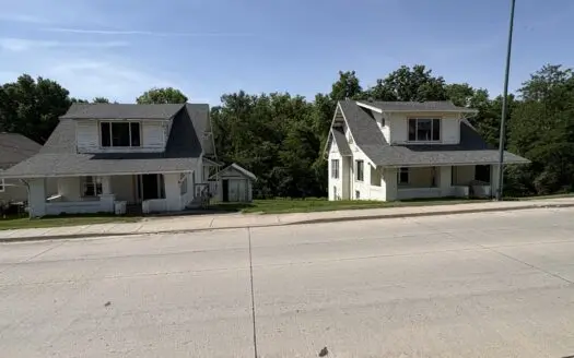 Pair of Fixer Uppers For Sale on Main Street, Bethany