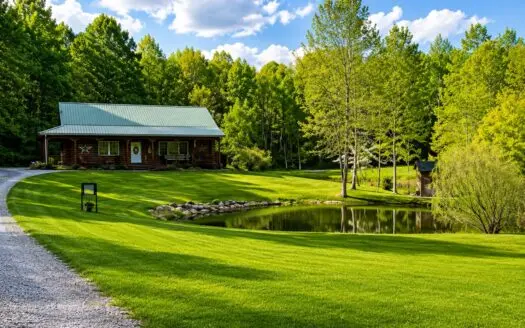 Log Home on Acreage For Sale in Kimbolton, OH