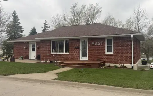 Brick Home for Sale on Double Lot in Mount Ayr, IA