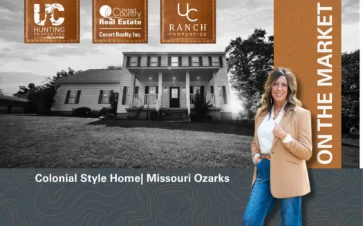 Colonial Style Home Located in the Town of Willow Springs, MO