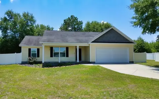 4 Bedroom Cheraw SC Home with Fenced Yard & Garage