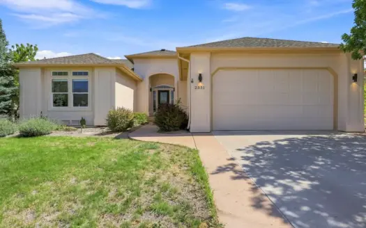 Redlands Home for Sale in Grand Junction with Mountain Views