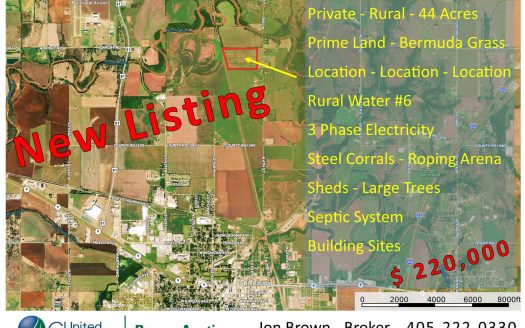 Oklahoma Land for Sale – Grady County – Chickasha – Equine