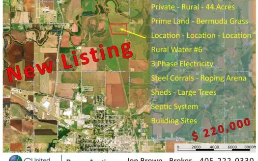 Oklahoma Land for Sale – Grady County – Chickasha – Equine