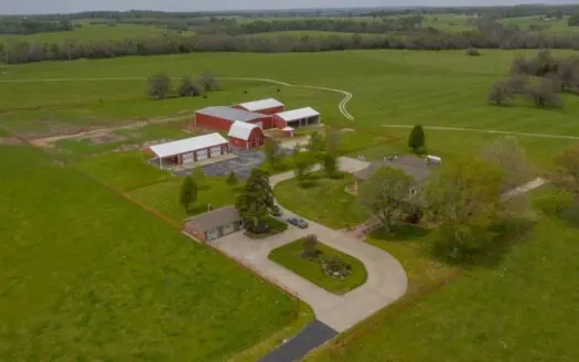 Cattle Ranch & Farm with Home for Sale in Cedar County, Mo