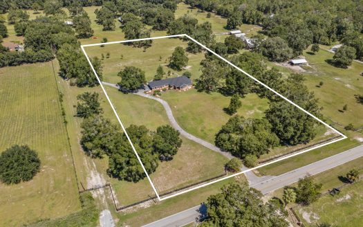 Private Gated Brick Estate on 5 Acres in Alachua, FL!