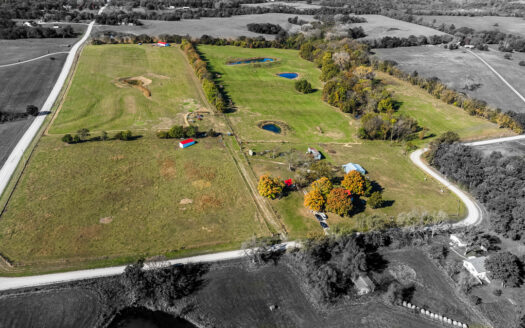 Cameron MO Country Home with 48 Acres and Ponds for Sale