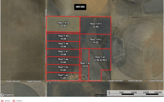 Tracts for sale near Shallowater Texas.