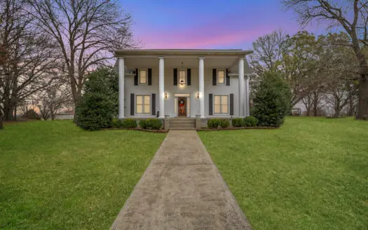 West TN Historic Home for Sale w/ Fenced Pasture & Stocked Pond