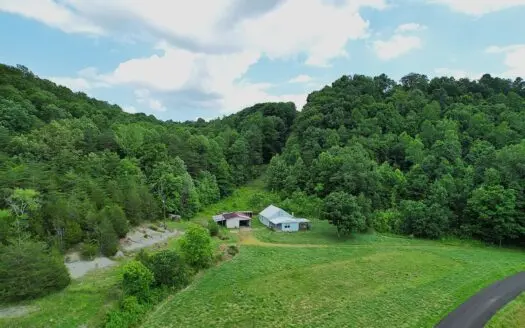 Fixer-Upper Home on 7.5+/- Ac. – Cleared & Woodland – Liberty KY.