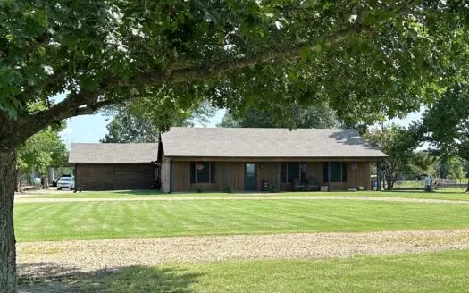 Country Home on 13 Acres with Shop & Pond